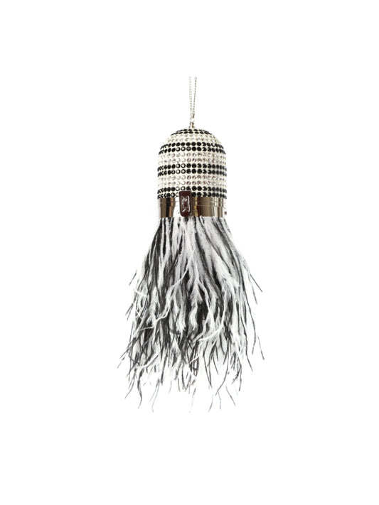 Swarovski Pill Feathered Zebra