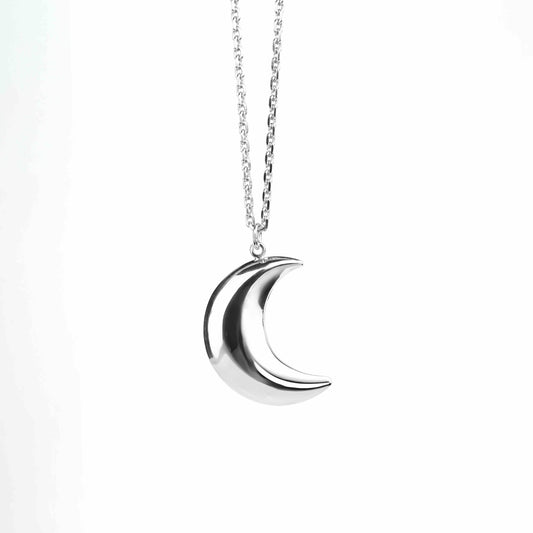 Crescent Pendant Silver
