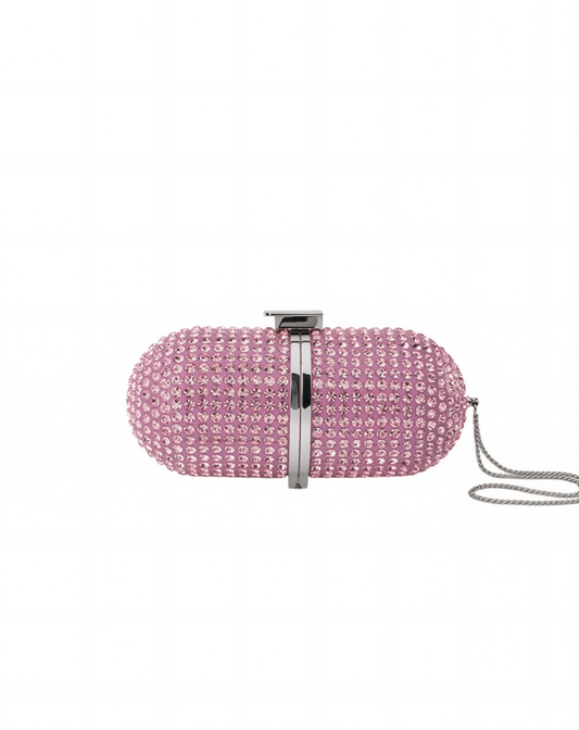Swarovski Pill Pink - Silver