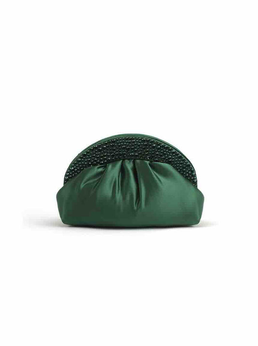 Coin Satin Emerald