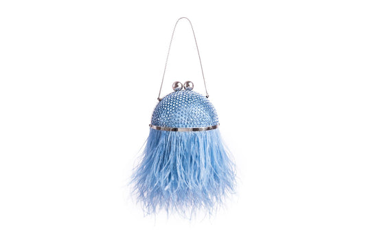 Swarovski Mini Blue Feather
