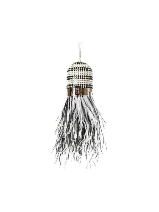 Swarovski Pill Feathered Zebra
