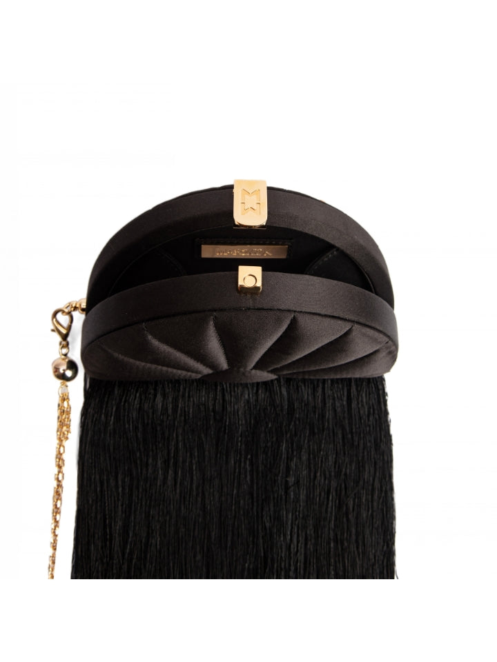 Satin Fan Tassel - Black