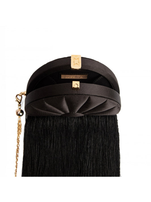 Fan Satin Tassel XL - Black