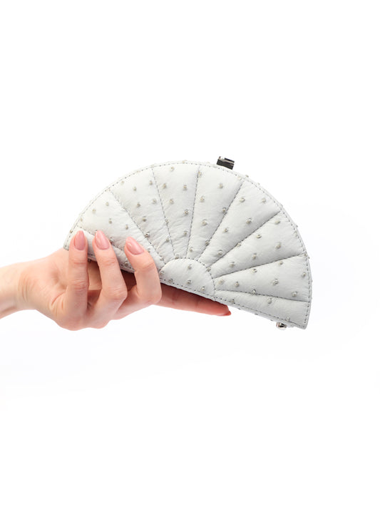 Fan Ostrich Ivory