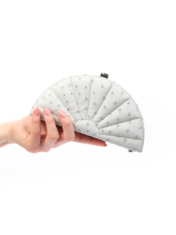 Fan Ostrich Ivory
