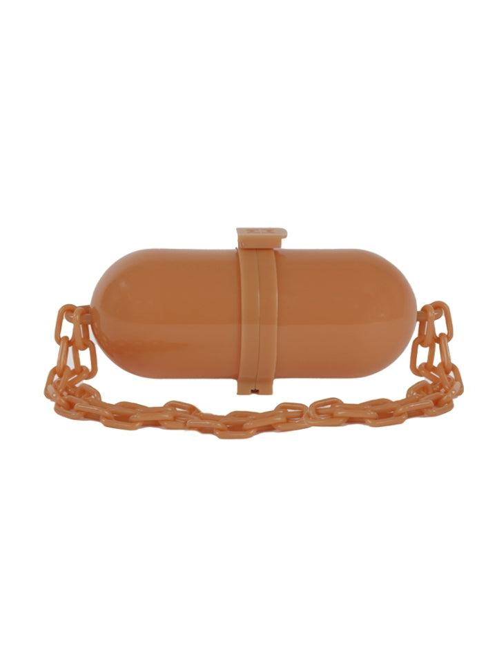 Pill Cross Body Brown