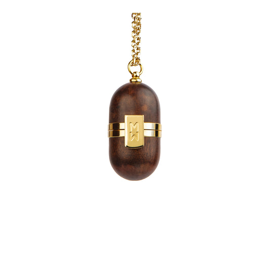 Wood Pill Pendant