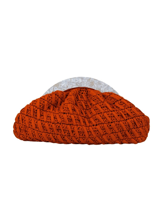 Coin Raffia Orange