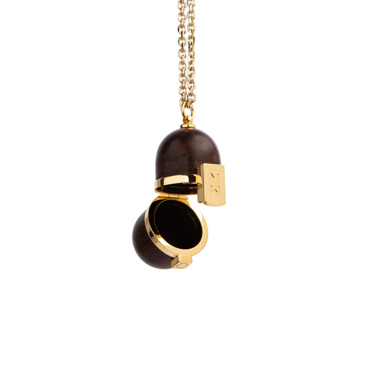 Wood Pill Pendant