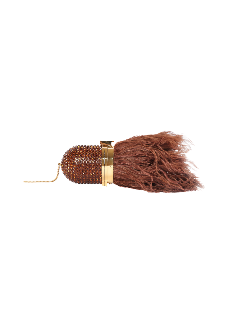 Swarovski Pill Feathered Mocha