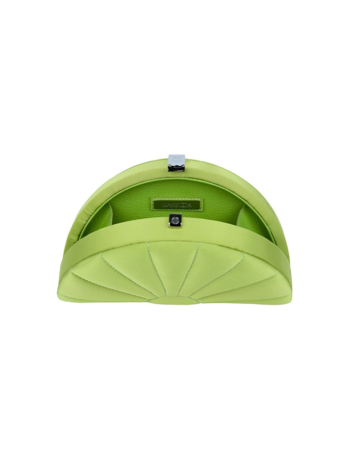 Fan Green Satin