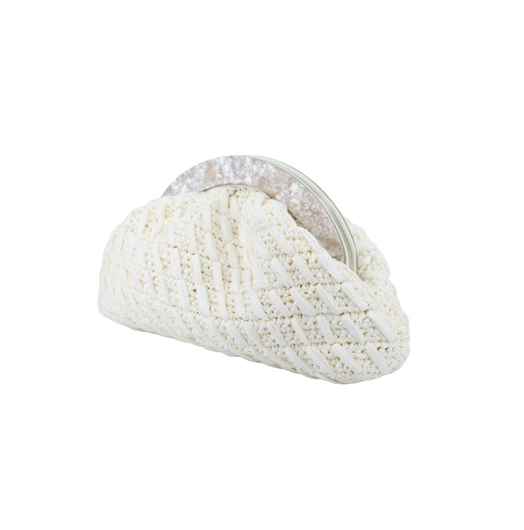 Coin Raffia Ivory