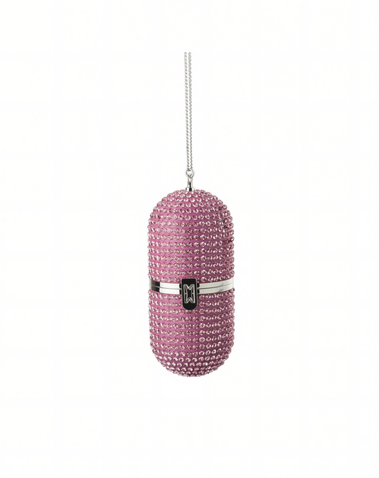 Swarovski Pill Pink - Silver