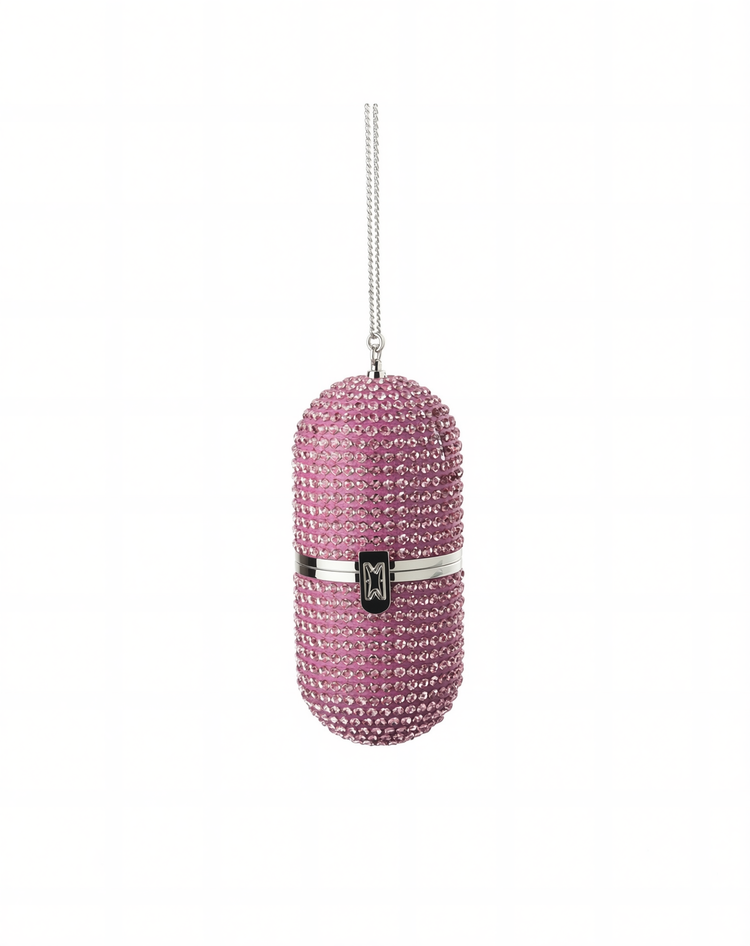 Swarovski Pill Pink - Silver