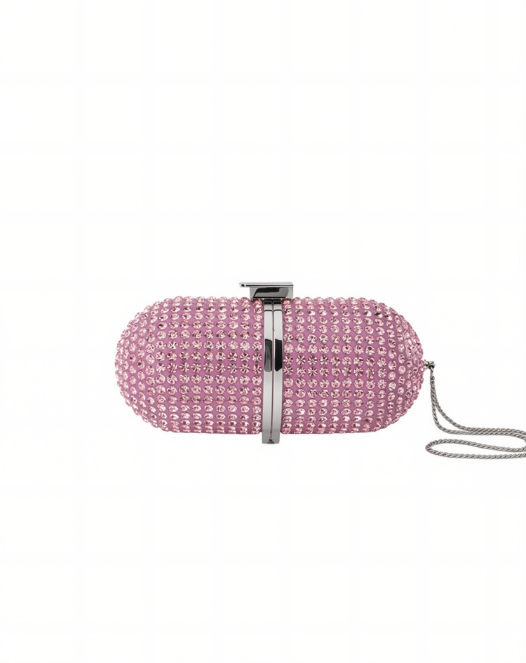 Swarovski Pill Pink - Silver