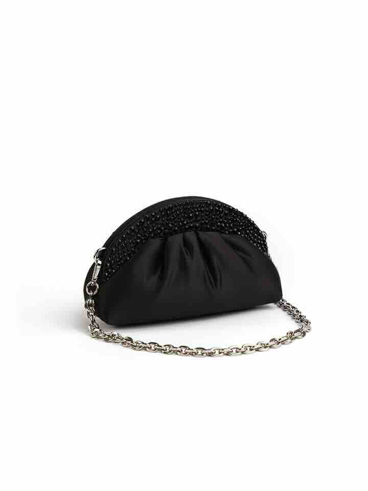 Coin Satin Ebony
