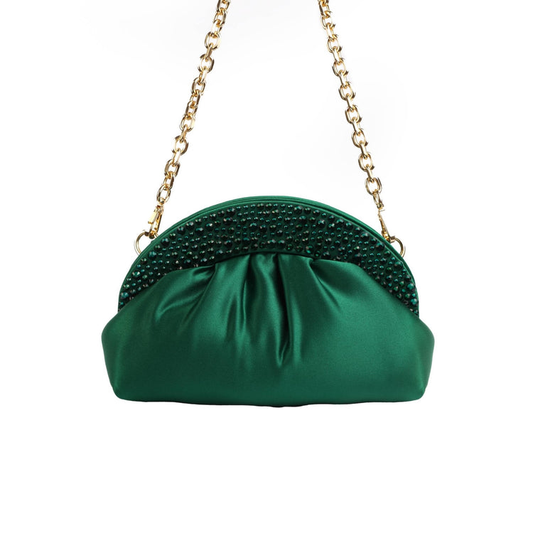 Coin Satin Emerald