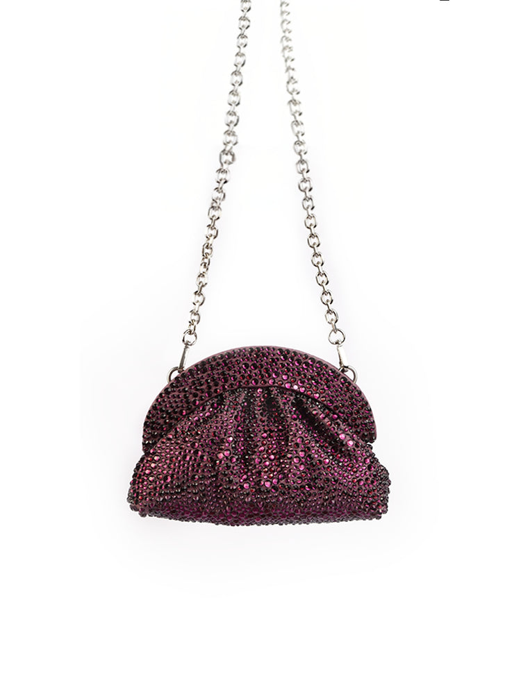 Coin Mini Ruby Crystal Bag
