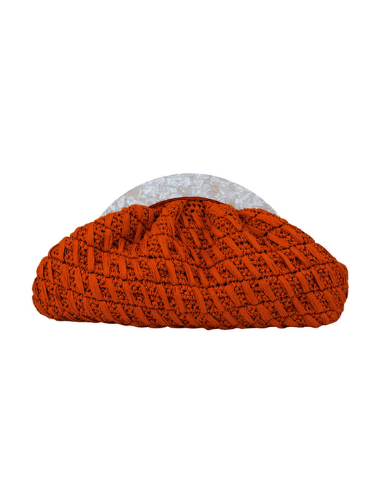 Coin Raffia Orange