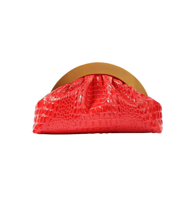 Coin Rouge Embossed Croco - Pre Order