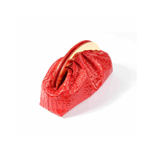 Coin Rouge Embossed Croco - Pre Order