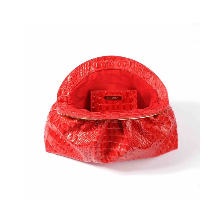 Coin Rouge Embossed Croco - Pre Order
