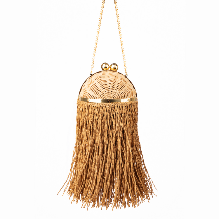 Natural Mini Rattan w/ Raffia