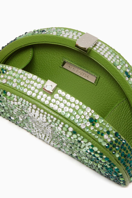 Swarovski Fan Green Ombre