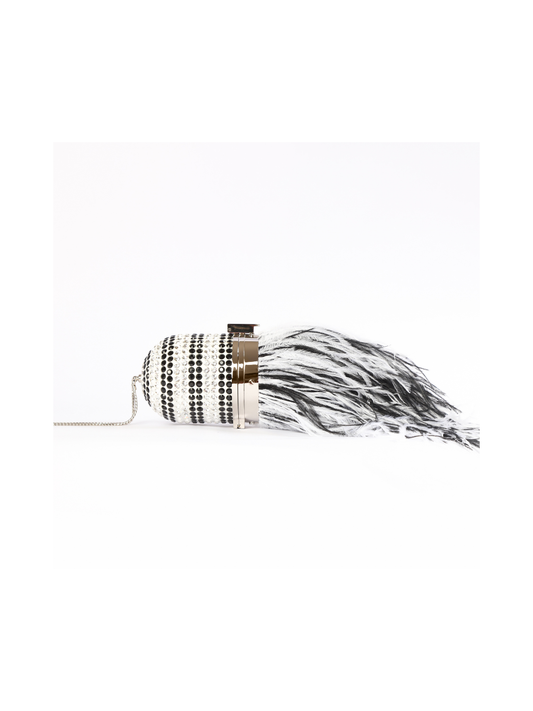 Swarovski Pill Feathered Zebra