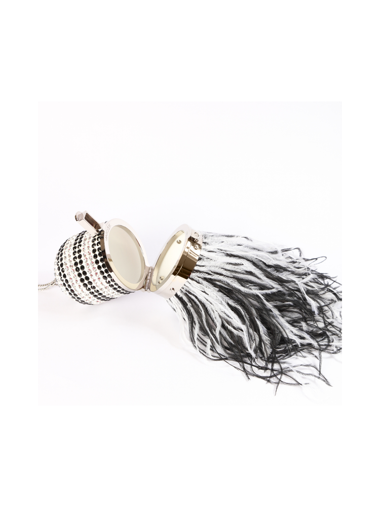 Swarovski Pill Feathered Zebra