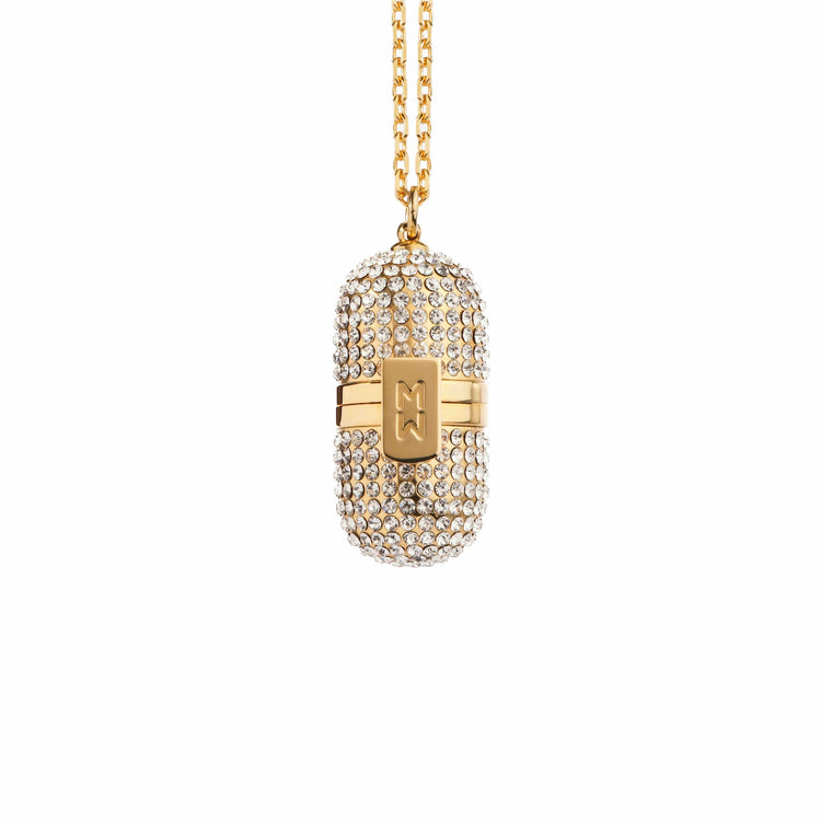 Classic Pill Crystal Pendant
