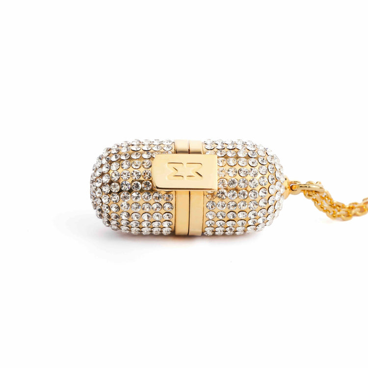 Classic Pill Crystal Pendant
