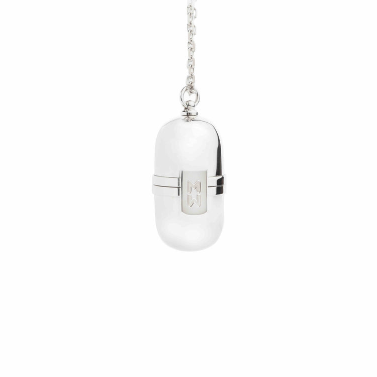 Silver Pill Pendant