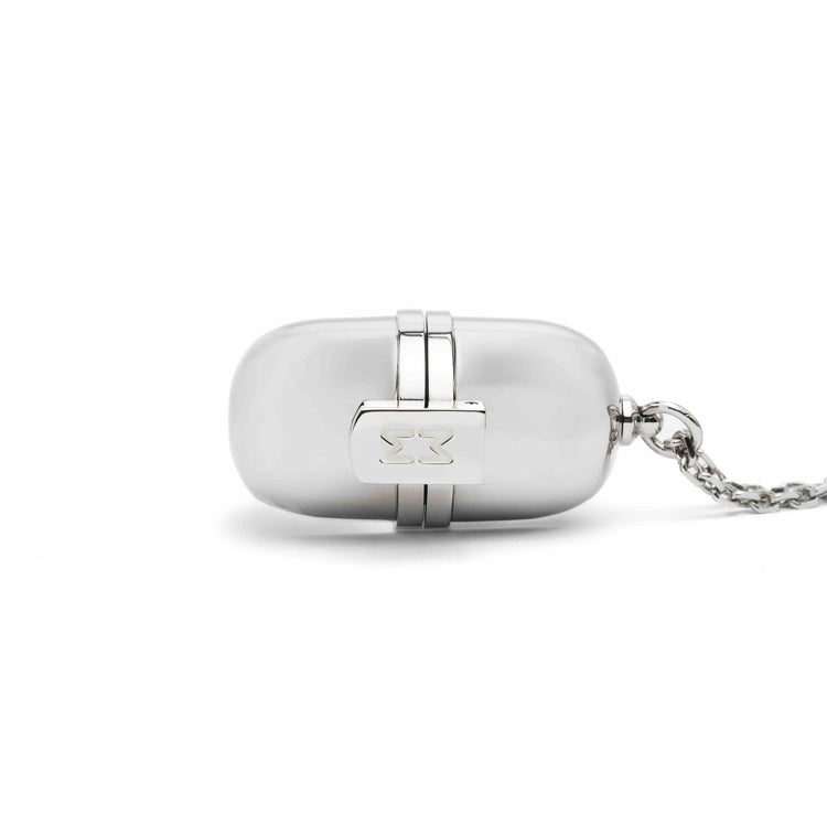 Silver Pill Pendant